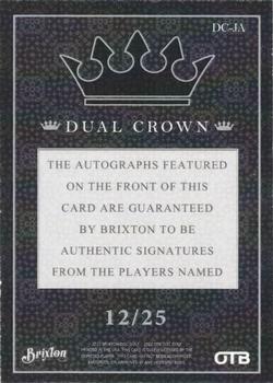 2022 Brixton OTB - Dual Crown #DC-JA Kevin Jones / Ezra Aderhold Back